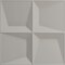 Ekena Millwork 19 5/8in. W x 19 5/8in. H Tellson EnduraWall Decorative 3D Wall Panel Covers 2.67 Sq. Ft. WP20X20TECGH - alternate 4